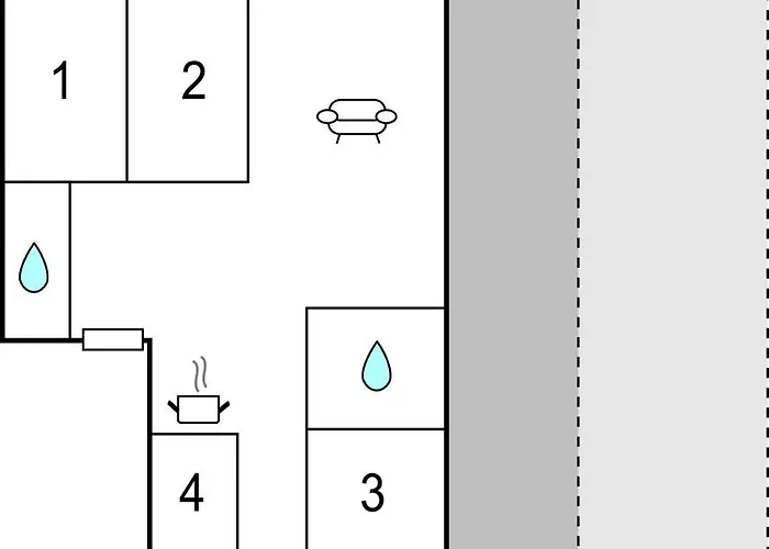 Дом отдыха Awesome In With Kitchen